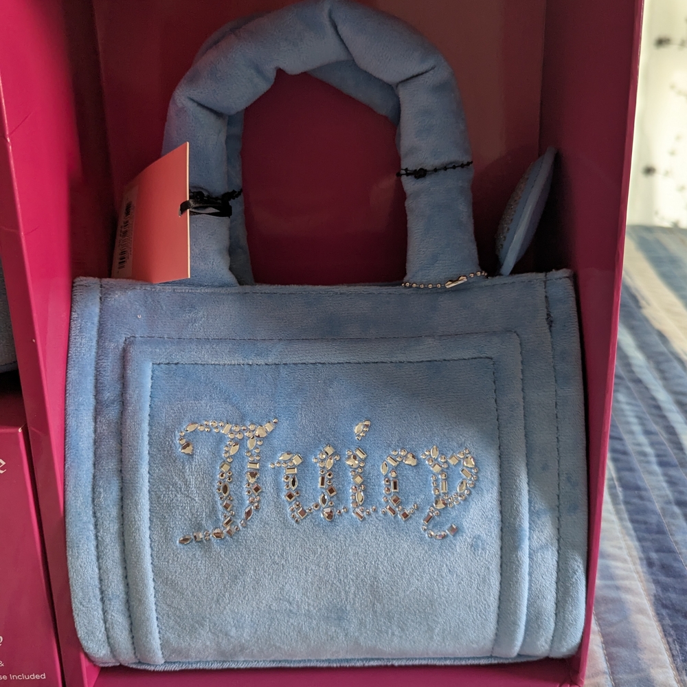 Juicy Couture Extra Spender Mini Tote In Heritage Blue - Picture 3 of 10